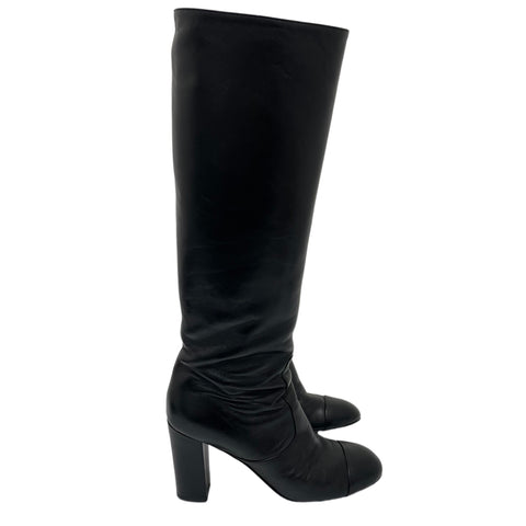 【中古】 CHANEL シャネル BOOTS ロングブーツ 39 USED 中古 SHOES 靴