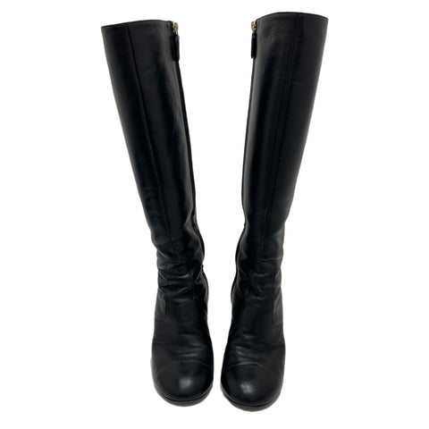 【中古】 CHANEL シャネル BOOTS ロングブーツ 39 USED 中古 SHOES 靴