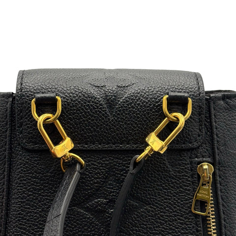 【中古】 LOUIS VUITTON ルイ・ヴィトン UNPLANT TINY BACKPACK アンプラント タイニーバック バックパック ICチップ ブラック レザー 中古 USED バッグ
