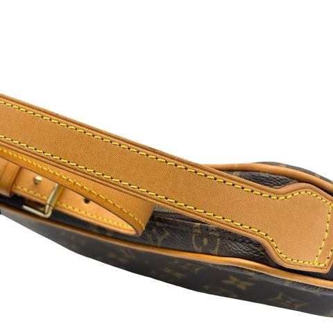 【中古】 LOUIS VUITTON ルイ・ヴィトン POCHETTE CROISSANT (M5150) ポシェットクロワッサン ショルダーバッグ MI0098(2008年) モノグラム キャンバス 中古 USED バッグ