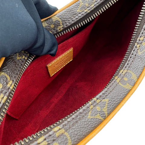 【中古】 LOUIS VUITTON ルイ・ヴィトン POCHETTE CROISSANT (M5150) ポシェットクロワッサン ショルダーバッグ MI0098(2008年) モノグラム キャンバス 中古 USED バッグ