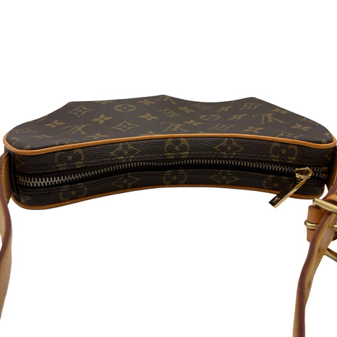 【中古】 LOUIS VUITTON ルイ・ヴィトン POCHETTE CROISSANT (M5150) ポシェットクロワッサン ショルダーバッグ MI0098(2008年) モノグラム キャンバス 中古 USED バッグ