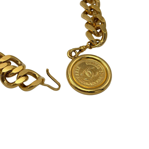 【中古】 CHANEL シャネル CHAIN BELT チェーンベルト ベルト ゴールド GP ヴィンテージ 中古 GOLD