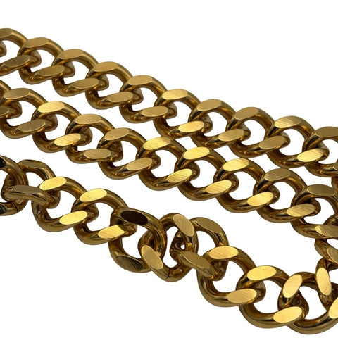【中古】 CHANEL シャネル CHAIN BELT チェーンベルト ベルト ゴールド GP ヴィンテージ 中古 GOLD
