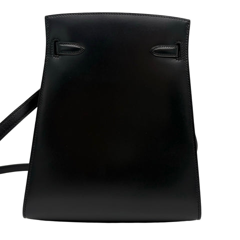 【中古】 Hermes エルメス KELLY SPORTS PM ケリースポーツPM ショルダーバッグ 〇P刻(1986年) ブラック ボックスカーフ ヴィンテージ 中古 USED バッグ