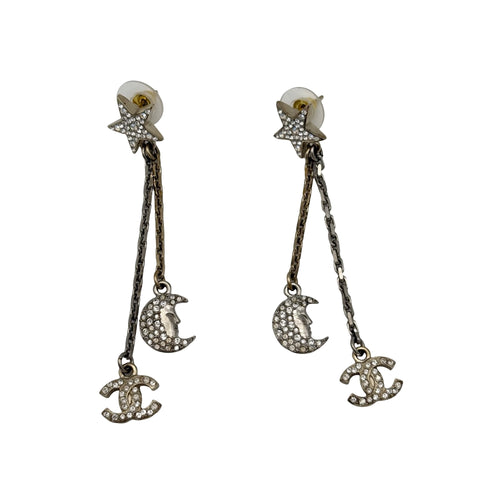 【中古】 CHANEL シャネル COCOMARK STONE EARRINGS ココマーク ストーンピアス ピアス ゴールド GP 中古 GP