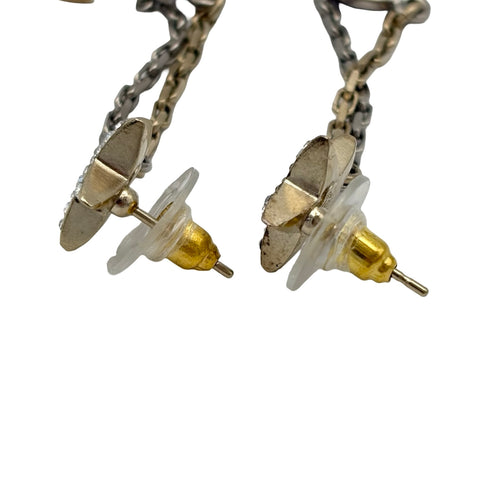 【中古】 CHANEL シャネル COCOMARK STONE EARRINGS ココマーク ストーンピアス ピアス ゴールド GP 中古 GP