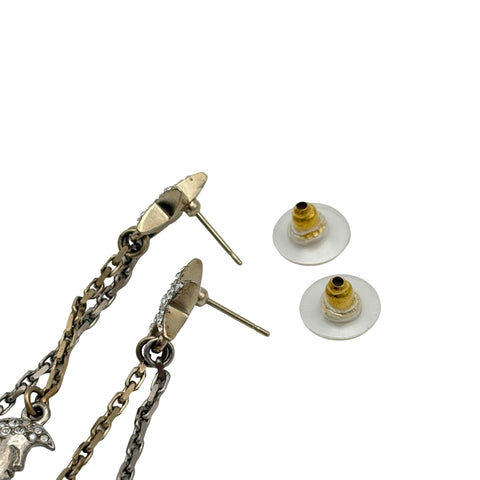 【中古】 CHANEL シャネル COCOMARK STONE EARRINGS ココマーク ストーンピアス ピアス ゴールド GP 中古 GP