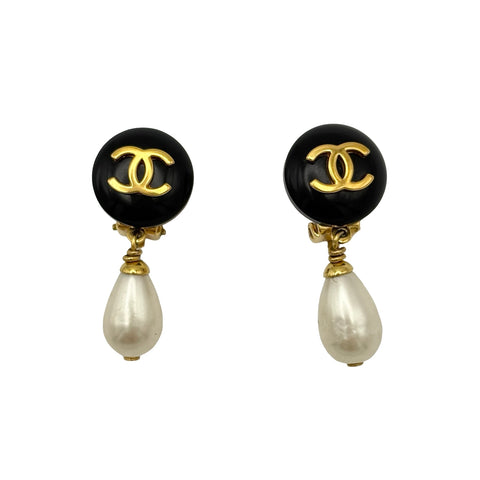 【中古】CHANEL シャネル COCOMARK PEARL EARRINGS ココマークパールイヤリング イヤリング GP 中古 GP