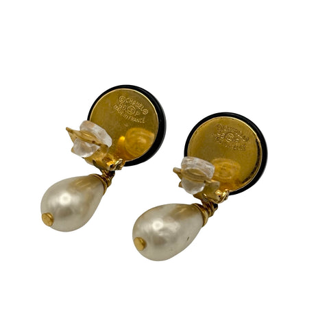 【中古】CHANEL シャネル COCOMARK PEARL EARRINGS ココマークパールイヤリング イヤリング GP 中古 GP