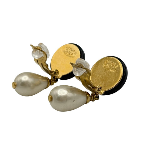 【中古】CHANEL シャネル COCOMARK PEARL EARRINGS ココマークパールイヤリング イヤリング GP 中古 GP