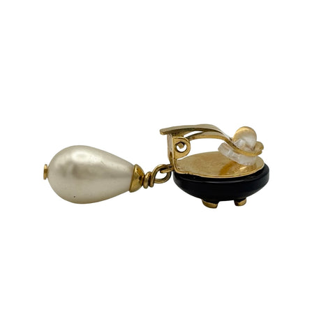【中古】CHANEL シャネル COCOMARK PEARL EARRINGS ココマークパールイヤリング イヤリング GP 中古 GP