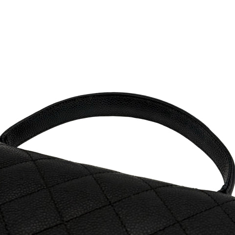 【中古】 CHANEL シャネル MATELASSE HAND BAG マトラッセハンドバッグ ハンドバッグ 11番台(2007年) ブラック キャビアスキン 中古 USED バッグ