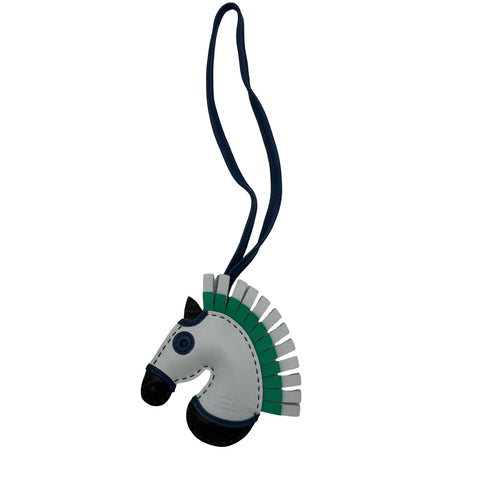 【中古】 Hermes エルメス CHARM ジージーカマイユチャーム チャーム ブラック/ブルーブリュム/ブルードマルト/ミント アニョーミロ 中古 AGNEAU MILO