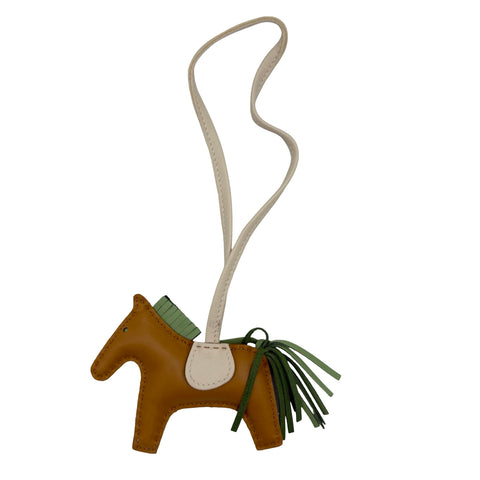 【中古】 Hermes エルメス RODEO CHARM ロデオチャーム チャーム セサミ/ヴェールクリケット/クレ アニューミロ 中古 AGNEAU MILO