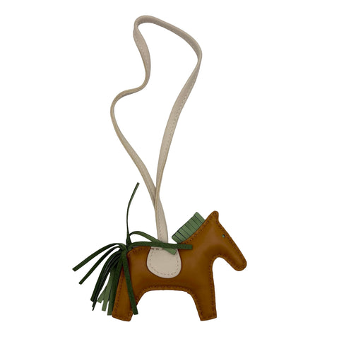 【中古】 Hermes エルメス RODEO CHARM ロデオチャーム チャーム セサミ/ヴェールクリケット/クレ アニューミロ 中古 AGNEAU MILO