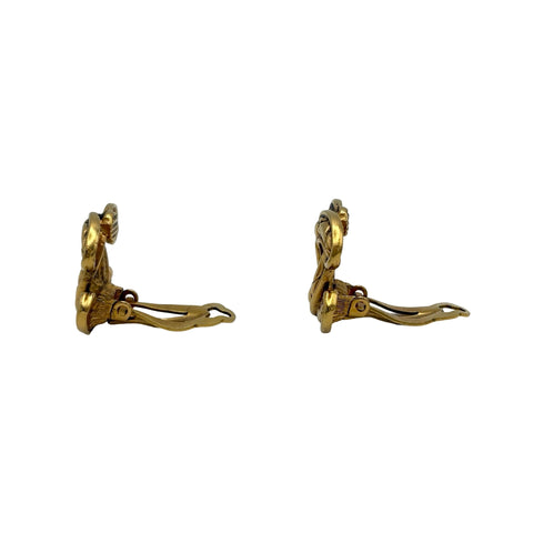 【中古】 CHANEL シャネル COCOMARK EARRINGS ココマークイヤリング イヤリング ゴールド ヴィンテージ GP 中古