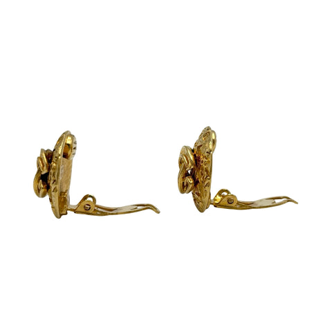 【中古】 CHANEL シャネル COCO MARK EARRINGS ココマークイヤリング イヤリング ゴールド GP 中古