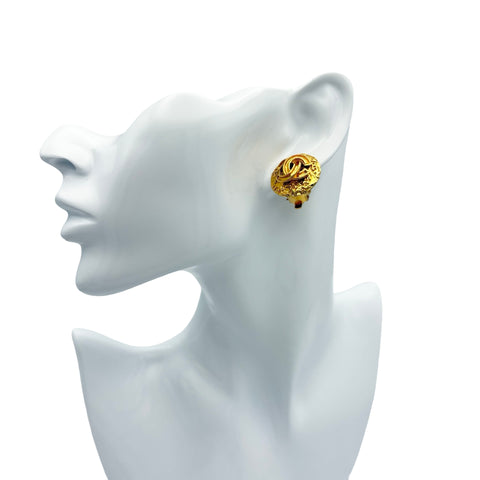 【中古】 CHANEL シャネル COCO MARK EARRINGS ココマークイヤリング イヤリング ゴールド GP 中古