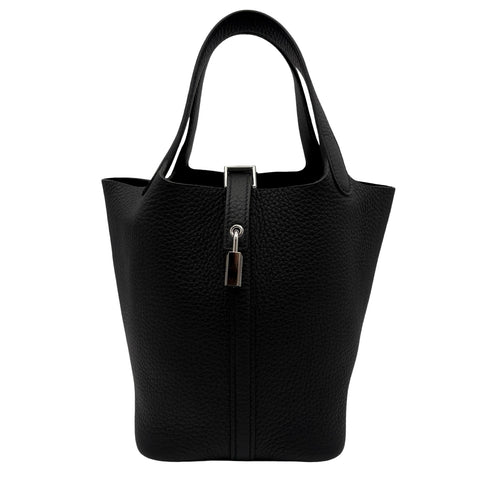 【新品未使用】 Hermes エルメス PICOTIN LOCK PM ピコタンロックPM ハンドバッグ W刻 (2024年) ブラック トリヨン 新品未使用 NEW バッグ