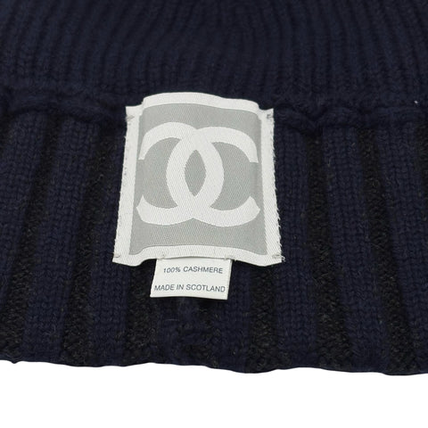 【中古】 CHANEL シャネル KNIT CAP ニットキャップ フリーサイズ USED 中古 帽子