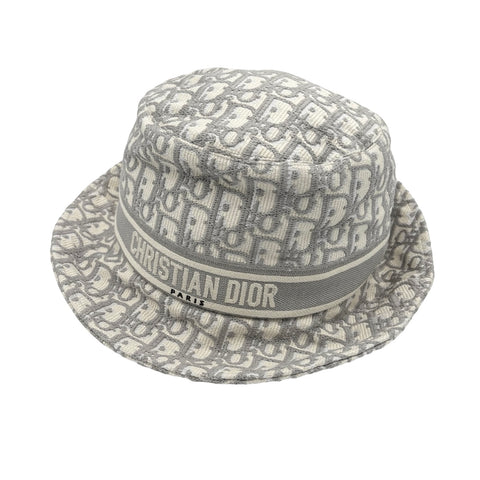 【美品】 Christian Dior ディオール BOB HAT・OBLIQUE HAT ボブハット・オブリーク 58 USED 中古 帽子