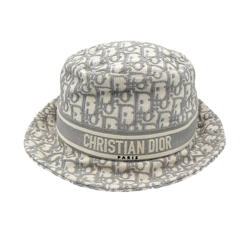 【美品】 Christian Dior ディオール BOB HAT・OBLIQUE HAT ボブハット・オブリーク 58 USED 中古 帽子
