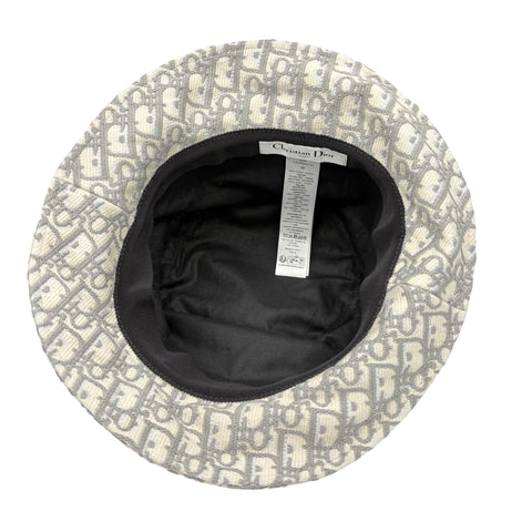 【美品】 Christian Dior ディオール BOB HAT・OBLIQUE HAT ボブハット・オブリーク 58 USED 中古 帽子