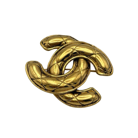 【中古】 CHANEL シャネル COCOMARK BROOCH ココマークブローチ ヴィンテージ 小物 GP 中古