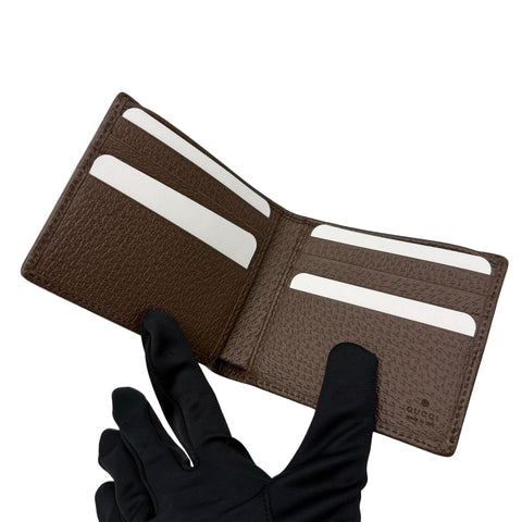 【未使用】 GUCCI グッチ BIFOLD JUMBO GG WALLET 2つ折りジャンボGG 財布 ブラウン系 キャンバス 未使用 BROWN CANVAS