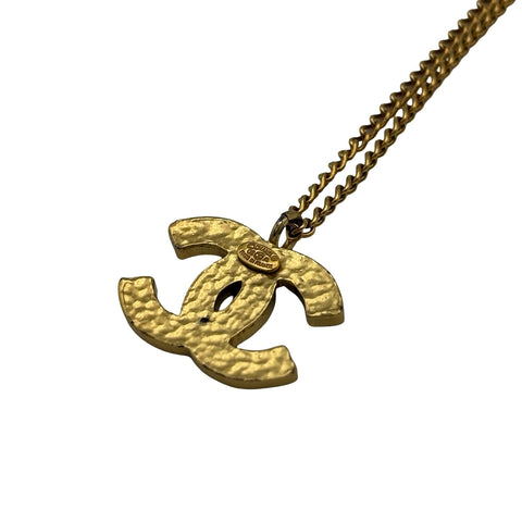 【中古】 CHANEL シャネル COCOMARK NECKLACE ココマークネックレス GP 中古