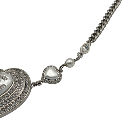 【美品】 CHANEL シャネル NECKLACE ハート ネックレス 小物 中古