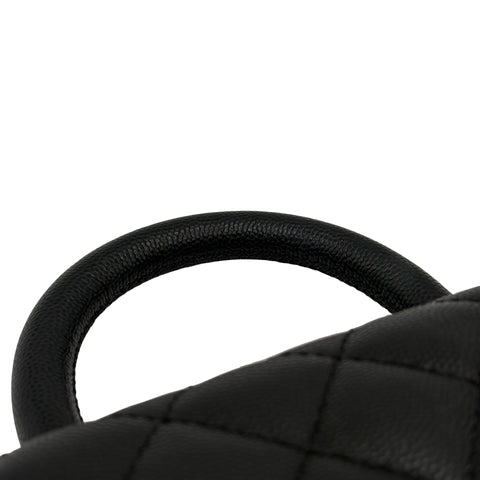 【中古】 CHANEL シャネル COCO HANDLE XXS ココハンドル XXS ハンドバッグ ショルダーバッグ ランダム番(2021年~) ブラック キャビアスキン 中古 USED バッグ
