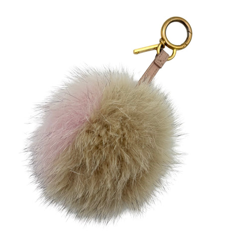 【中古】 FENDI フェンディ CHARM チャーム 小物 ピンク/ベージュ 中古 PINK/BEIGE
