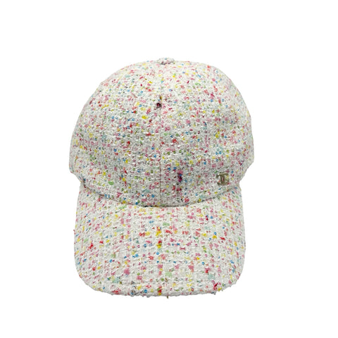 【中古】 CHANEL シャネル CAP キャップ フリーサイズ ツイード USED 中古 帽子