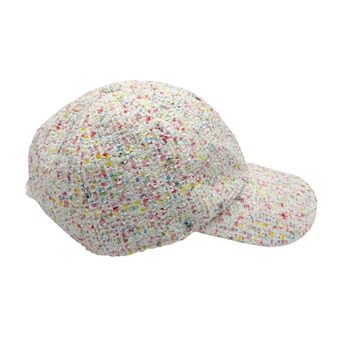 【中古】 CHANEL シャネル CAP キャップ フリーサイズ ツイード USED 中古 帽子