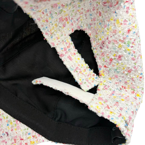 【中古】 CHANEL シャネル CAP キャップ フリーサイズ ツイード USED 中古 帽子