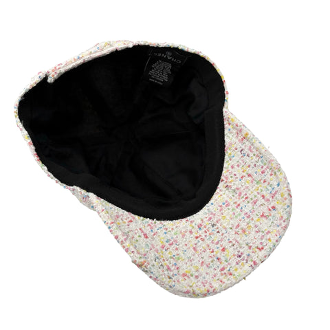 【中古】 CHANEL シャネル CAP キャップ フリーサイズ ツイード USED 中古 帽子