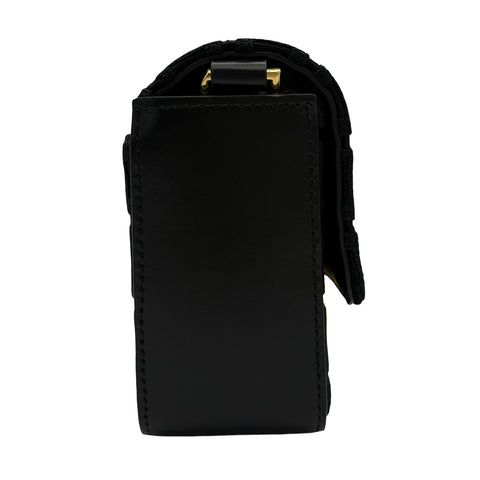 【美品】 GIVENCHY ジバンシィ SHOULDER BAG ショルダーバッグ ショルダーバッグ ブラック キャンバス カフースキン 中古 USED バッグ
