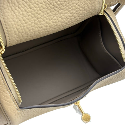 【未使用】 Hermes エルメス ミニリンディ MINILINDY ショルダーバッグ K刻(2025年) トレンチ トリヨン 未使用 NEW 銀座分類