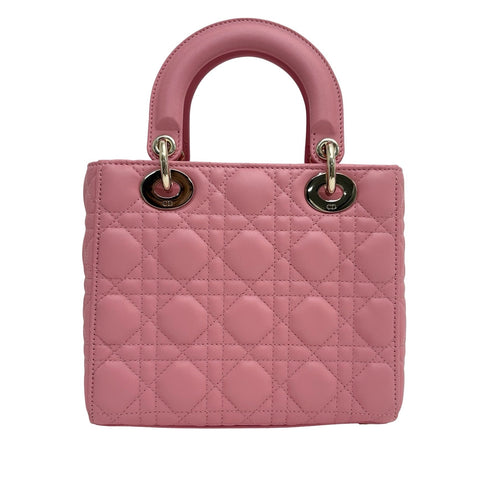 【中古】 Christian Dior クリスチャン ディオール Lady Dior My ABCDior BAG SMALL Lady Dior My ABCDior バッグ スモール ハンドバッグ ショルダーバッグ 29XMA-0223(2023年) ピンク系 ラムスキン 中古 USED バッグ