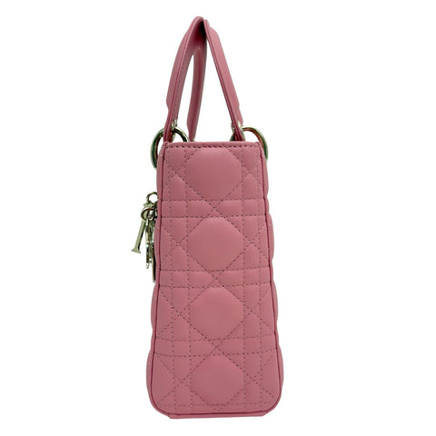 【中古】 Christian Dior クリスチャン ディオール Lady Dior My ABCDior BAG SMALL Lady Dior My ABCDior バッグ スモール ハンドバッグ ショルダーバッグ 29XMA-0223(2023年) ピンク系 ラムスキン 中古 USED バッグ