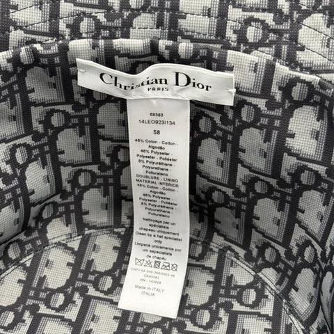 【美品】 Christian Dior クリスチャンディオール BUCKET HAT バケットハット 58 USED 中古 帽子