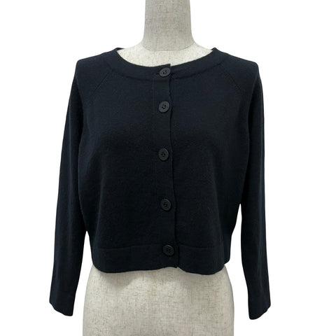 【中古】CHANEL シャネル CROPPED COCO BUTTTON CARDIGAN クロップドココボタンカーディガン 42 USED 中古 2014年 CLOTHES 洋服