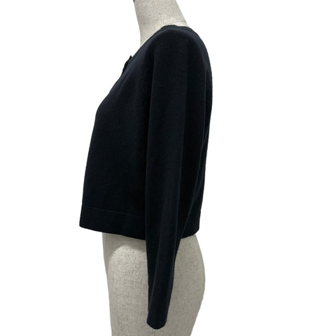 【中古】CHANEL シャネル CROPPED COCO BUTTTON CARDIGAN クロップドココボタンカーディガン 42 USED 中古 2014年 CLOTHES 洋服