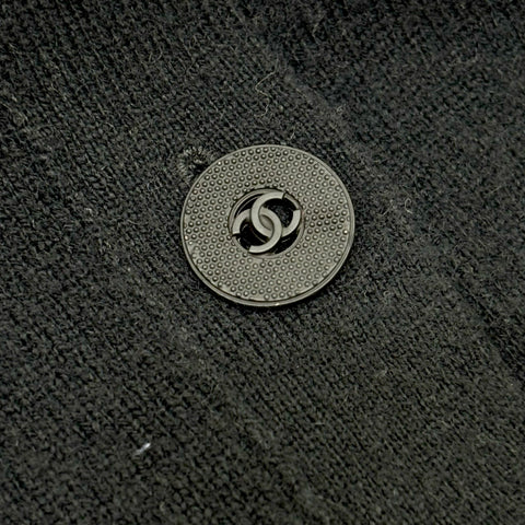 【中古】CHANEL シャネル CROPPED COCO BUTTTON CARDIGAN クロップドココボタンカーディガン 42 USED 中古 2014年 CLOTHES 洋服