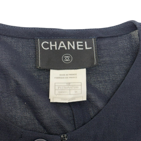 【中古】 CHANEL シャネル COCOMARK JACKET シアージャケット ココマーク 38 USED 中古 1999年 CLOTHES 洋服