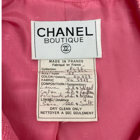 【中古】 CHANEL シャネル TWEED JACKET ツイードジャケット 38 USED 中古 1995年 CLOTHES 洋服