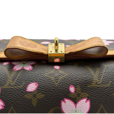 【中古】 LOUIS VUITTON ルイ・ヴィトン CHERRY BLSSOM HANDBAG チェリーブロッサムパピヨン ハンドバッグ モノグラム/ピンク キャンバス USED USED バッグ