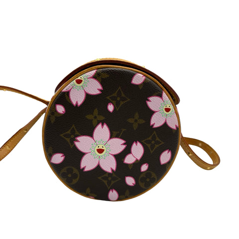 【中古】 LOUIS VUITTON ルイ・ヴィトン CHERRY BLSSOM HANDBAG チェリーブロッサムパピヨン ハンドバッグ モノグラム/ピンク キャンバス USED USED バッグ